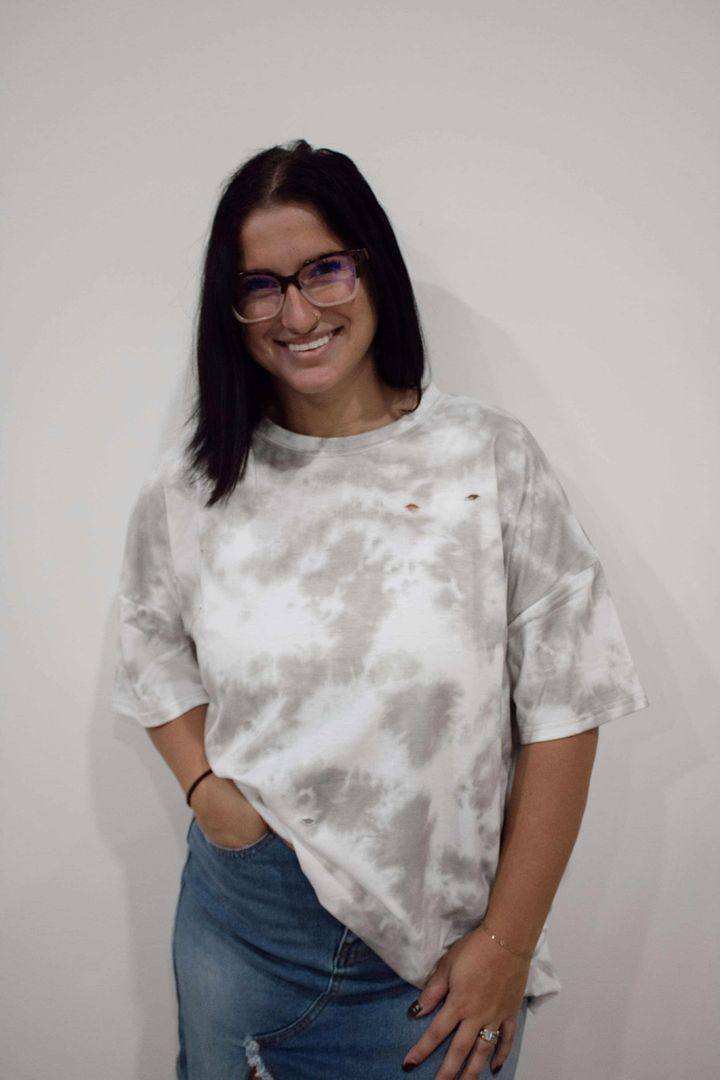 Distressed Tye Dye T-Shirt